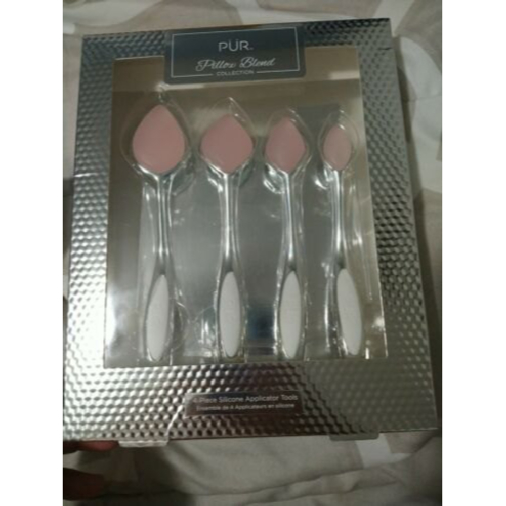 NEW PUR Cosmetics Pillow Blend Collection Silicone Applicator 4 Tools